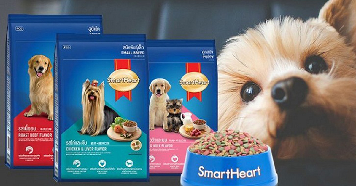Cách sử dụng thức ăn khô cho chó SmartHeart?