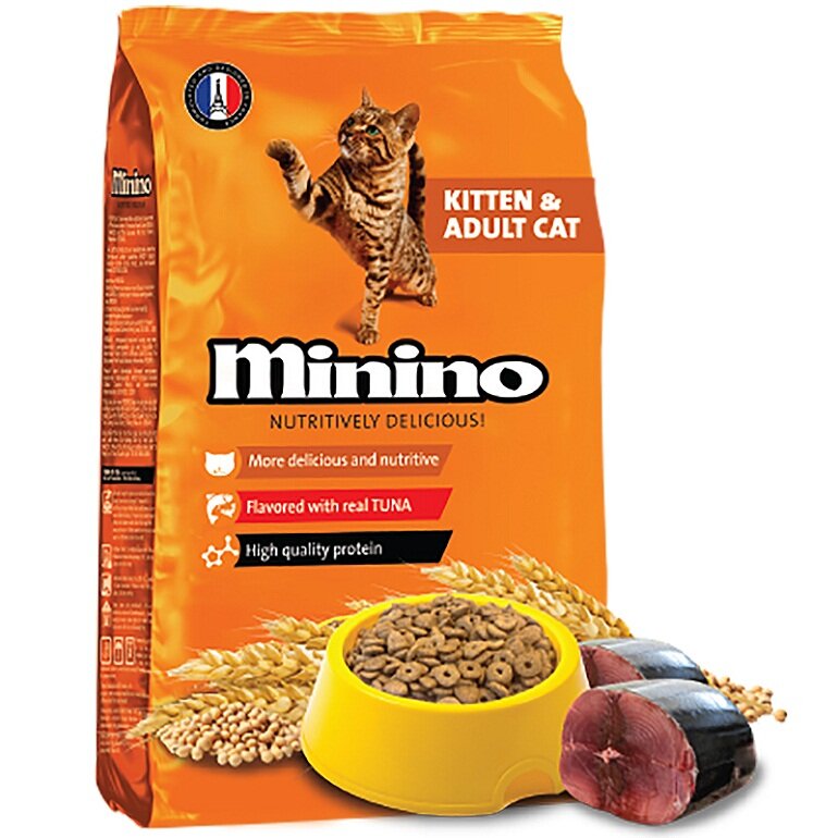 Thông tin về thức ăn cho mèo Minino Yum
